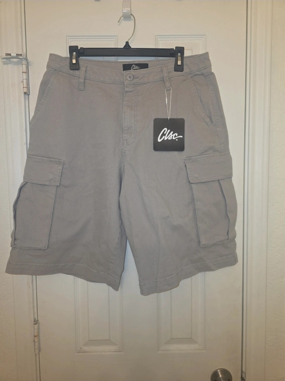 Men's Gray Cargo Shorts